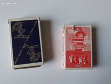 lot de 2 Jeux de cartes Publicitaire BONUX - 7 familles et 54 cartes