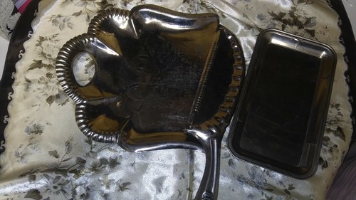 Silver serving set - silver,