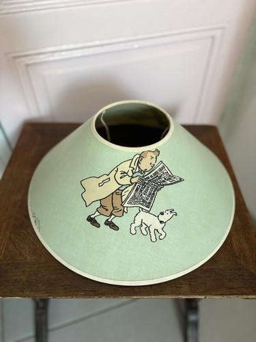 Abat jour tintin - vintage, pour