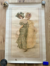 Grande gravure d'après Frédérique VALLET-BISSON - fin XIX deb XXe