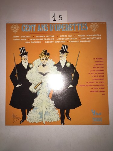 Cent ans operettes - cent, d'operettes