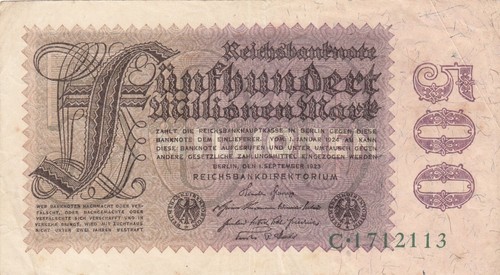 Billet allemagne 500 - ,