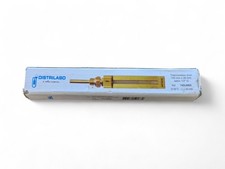 Thermomètre droit industriel DISTRILABO 0–120°C – laiton 1/2" G – réf. 74DLIM03