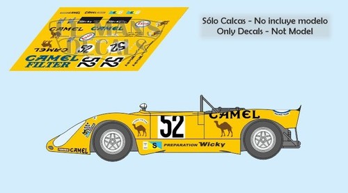 Decals porsche 908 mans - decals, 02