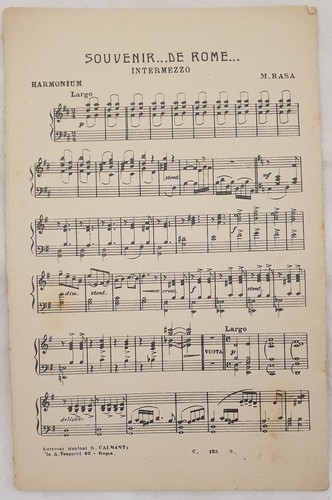 Partition orchestre rasa - m.,
