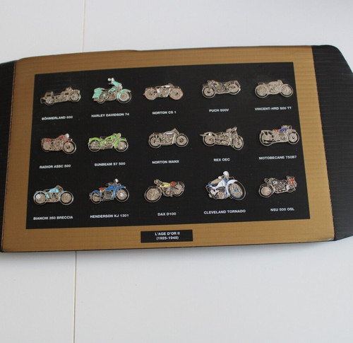 Lot motorcycle pins - 15,