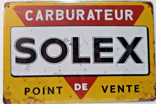 Plaque metal vintage - plaque,