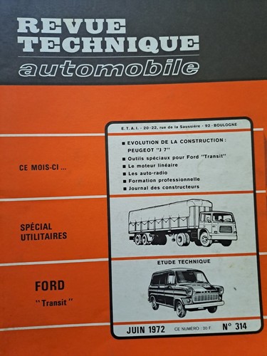 Ford transit revue technique - transit,