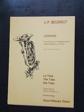 PARTITION - J.-P. BEUGNOT - Légende tuba en ut saxhorn basse sib trombone basse