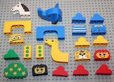 Lego vrac Bulk 22 pièces pour enfants:tête de cheval,chameau,Eléphant.A voir !!!
