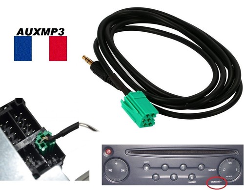 Cable auxiliaire 5mm prise - auxiliaire,