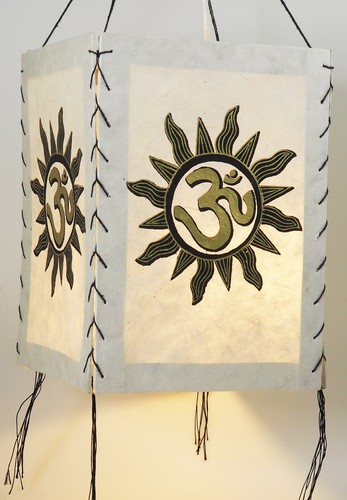 Abat jour papier lokta lampe - abat-jour,,