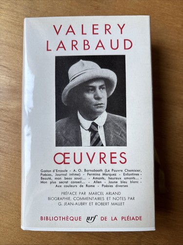 Pléiade valery larbaud - pléiade,