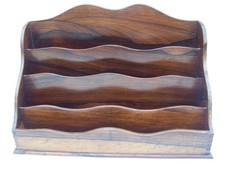 ANCIEN CLASSEUR A COURRIER EN PALISSANDRE - PORTE COURRIER XIX éme