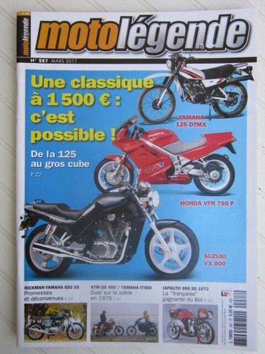 Moto legende 287 classique - moto,