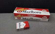 MARLBORO vintage - cartouche et paquet cigarettes (vides)