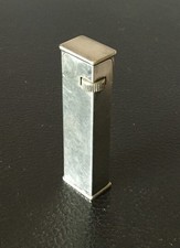 Rare Briquet Dunhill Licence Cartier En Métal Argenté 