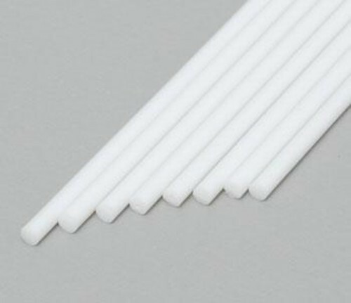 Evergreen styrene round rod - styrene,