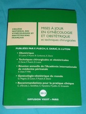 Mises à jour en gynécologie et obstétrique et techniques chirurgicales, Puech