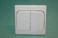 Legrand diplomat double interrupteur va et vient blanc