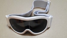 masque de ski neuf Loubsol enfant blanc écran fumé antibuée