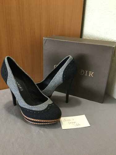 Cafe noir heels gray - noir, 40