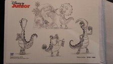 ❤❤❤ Reproduction Litho Collector Disney Junior Gigantosaurus 745/1000 ❤❤❤