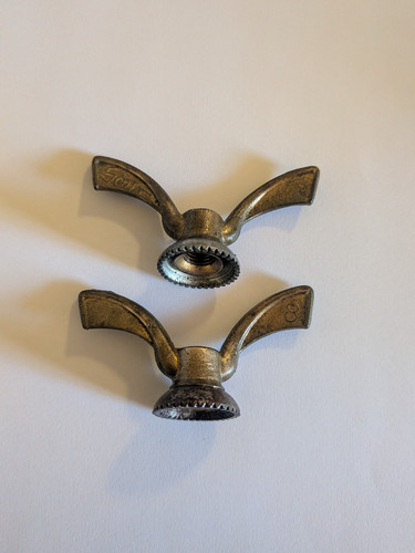 Paire papillons serrage roue - papillons,