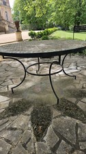 Grande table ronde - ronde, fer