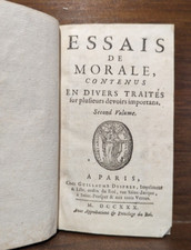 Essais de morale contenus en divers traités - Tome 2nd / Paris, 1730 - Book 18th