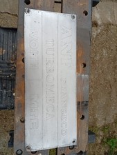 plaque constructeur turbotrain SNCF, très bon état