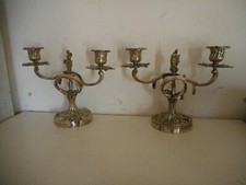 PAIRE DE BOUGEOIRS LOUIS XV EN