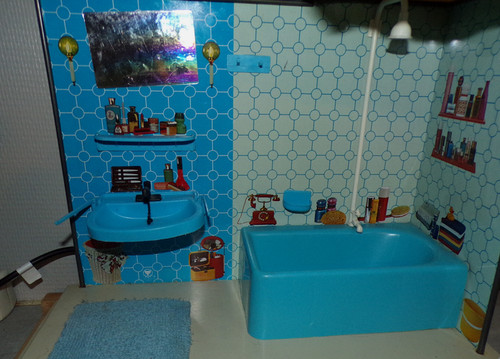 Salle bain vintage tôle - bain,
