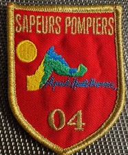 ECUSSON PATCH SAPEURS POMPIERS