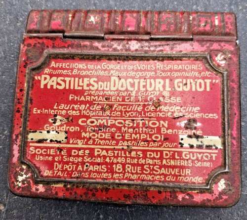 Boite ancienne pastilles - boite,