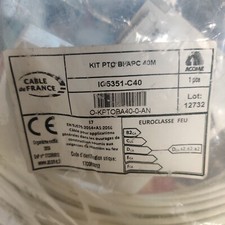 installation  fibre optique. kit pto bi apc 40m