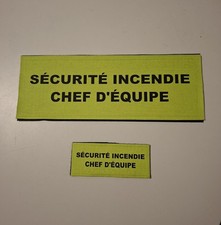 Dossard + Bande poitrine Chef