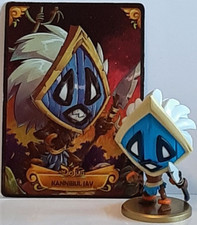 Krosmaster Arena Série 3 - Kannibul Jav Miniature Or Et Carte Papier Alu