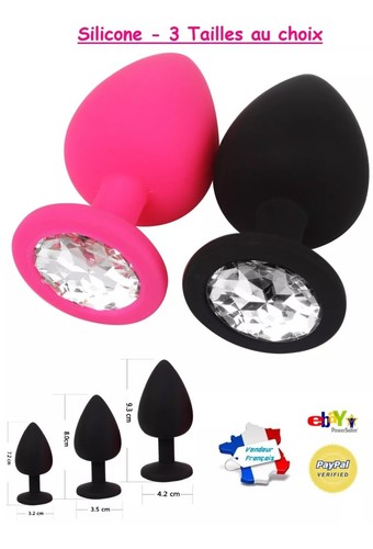 Plug anal tailles coloris - 2,