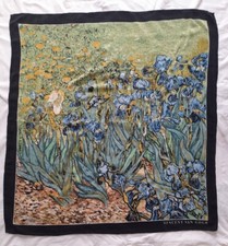 Foulard VINCENT VAN GOGH en Soie Silk Scarf 
