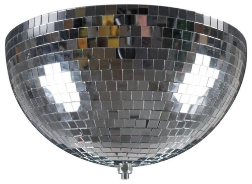 Boule facettes demi miroir - à,