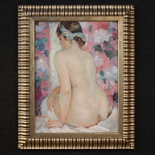 Tableau français huile toile