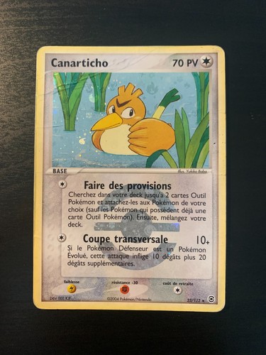 Carte pokémon canarticho - carte,