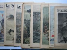LOT 8 N°  OLD MAGAZINE  PETIT JOURNAL  GRAVURE SCAPHANDIER DIVER DEEP SEA