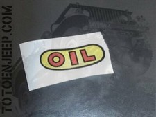 DECALCOMANIE POSE A L EAU . HARLEY DAVIDSON WLA WLC HUILE  us ww2 . jeep willys