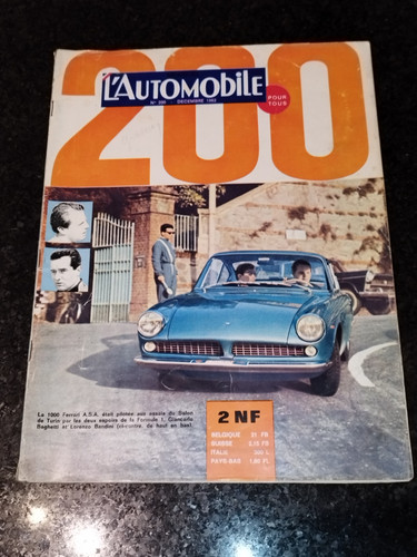 Automobile 1962 magazine - l'automobile, n°