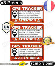 Autocollant Antivol Alarme GPS Traceur pour Voiture Stiker ✅Protection Anti UV