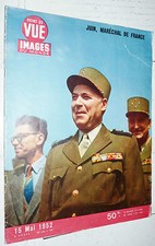 POINT DE VUE IMAGES MONDE 15/05 1952 ALPHONSE JUIN MARECHAL GARIGLIANO LECLERC 