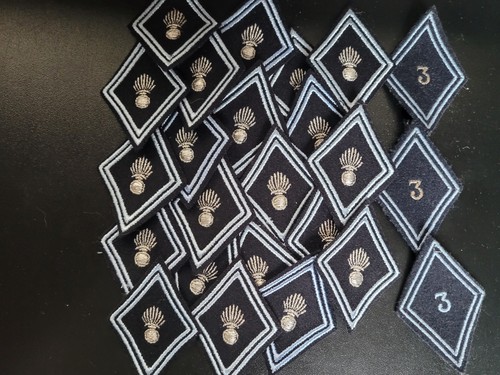 Lot ecussons losange regiment - lot,
