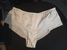GOSSARD slip  culotte shorty Blanc T S UK 10/12 neuf